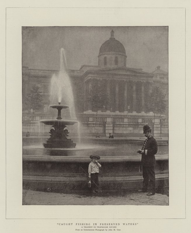 Pris en train de pêcher dans des eaux protégées, une tragédie à Trafalgar Square - English Photographer