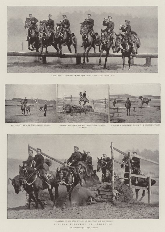 Exercices de cavalerie à Aldershot - English Photographer