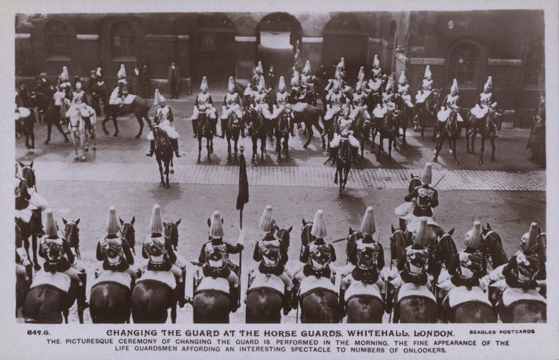 Changement de la garde, Horse Guards, Whitehall, Londres - English Photographer