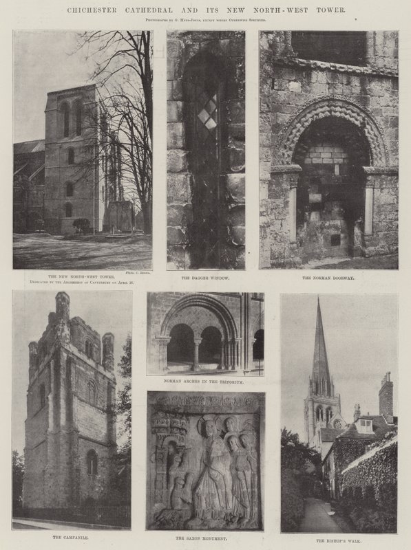 Cathédrale de Chichester et sa nouvelle tour nord-ouest - English Photographer