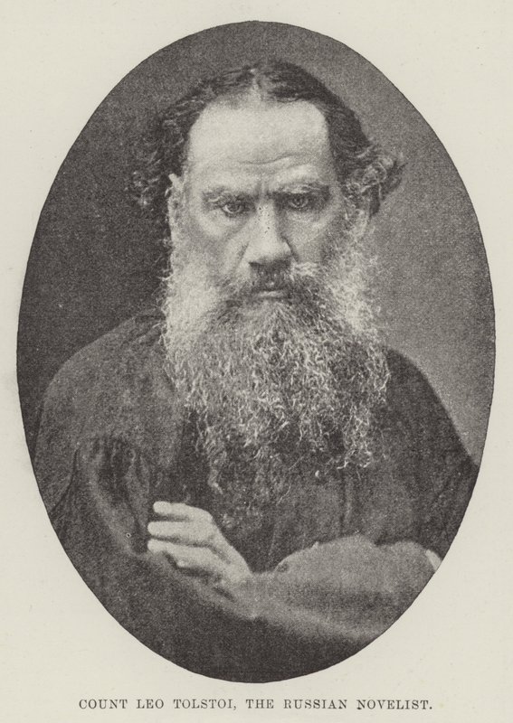 Le comte Léon Tolstoï, le romancier russe - English Photographer