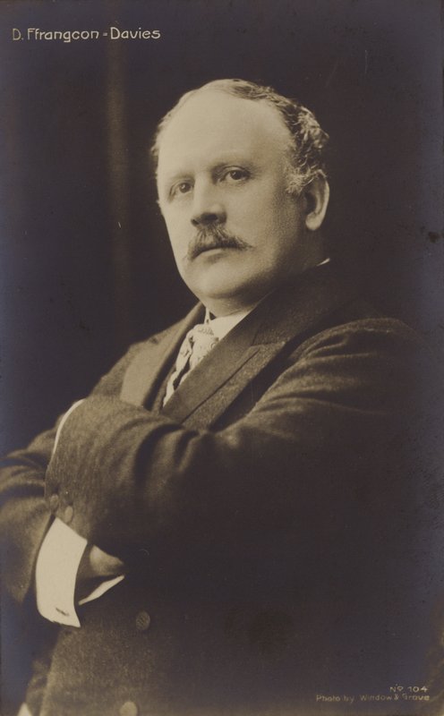 David Ffrangcon-Davies, chanteur baryton gallois (1855-1918) - English Photographer