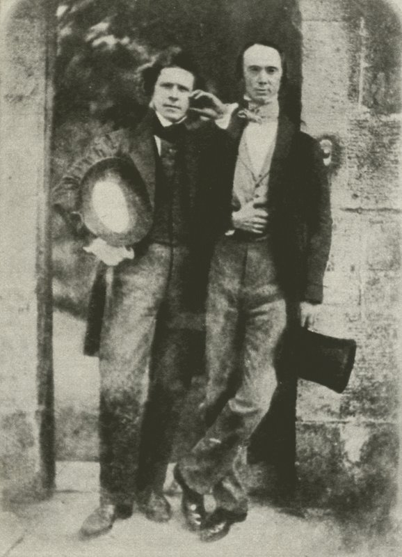 David Octavius Hill (à gauche) et W B Johnstone, directeur de la Galerie nationale écossaise - English Photographer