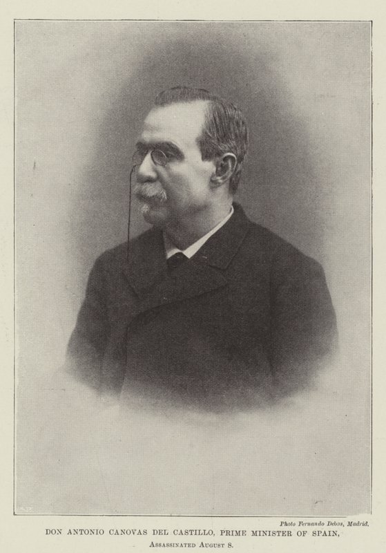Don Antonio Canovas del Castillo, Premier ministre d