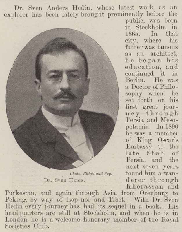 Dr Sven Hedin - English Photographer