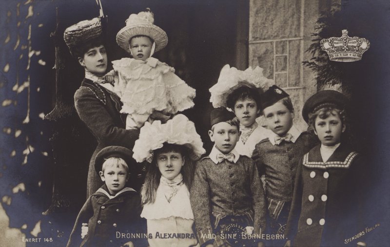 Dronning Alexandra avec ses petits-enfants - English Photographer