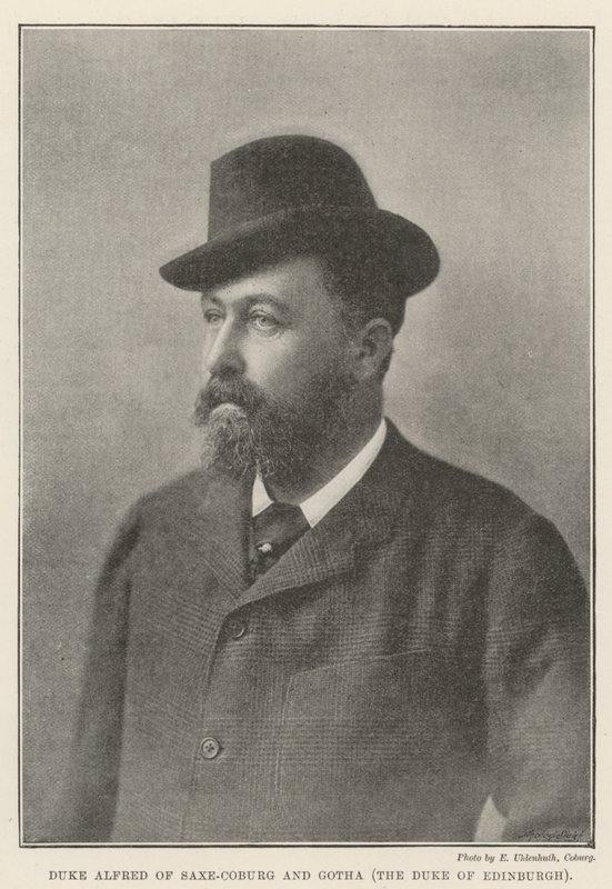Duc Alfred de Saxe-Cobourg et Gotha, le duc d