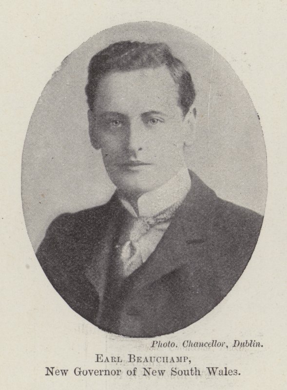 Comte Beauchamp, nouveau gouverneur de la Nouvelle-Galles du Sud - English Photographer