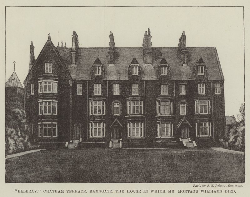Elleray, Chatham Terrace, Ramsgate, la maison où M. Montagu Williams est décédé - English Photographer