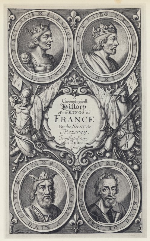 F Eudes de Mezeray, Une histoire chronologique des rois de France, Tr J Bulteel, T N pour T Basset, etc 1683 - English Photographer