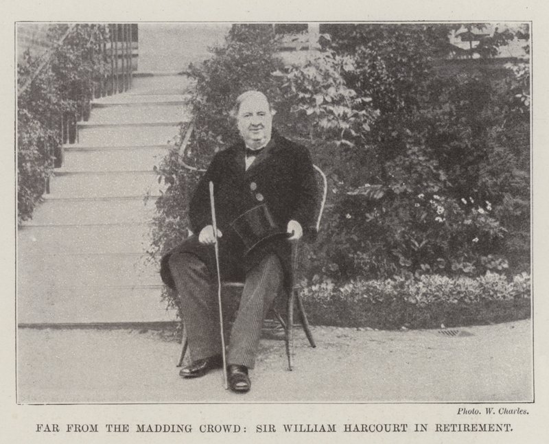 Loin de la foule déchaînée, Sir William Harcourt en retraite - English Photographer