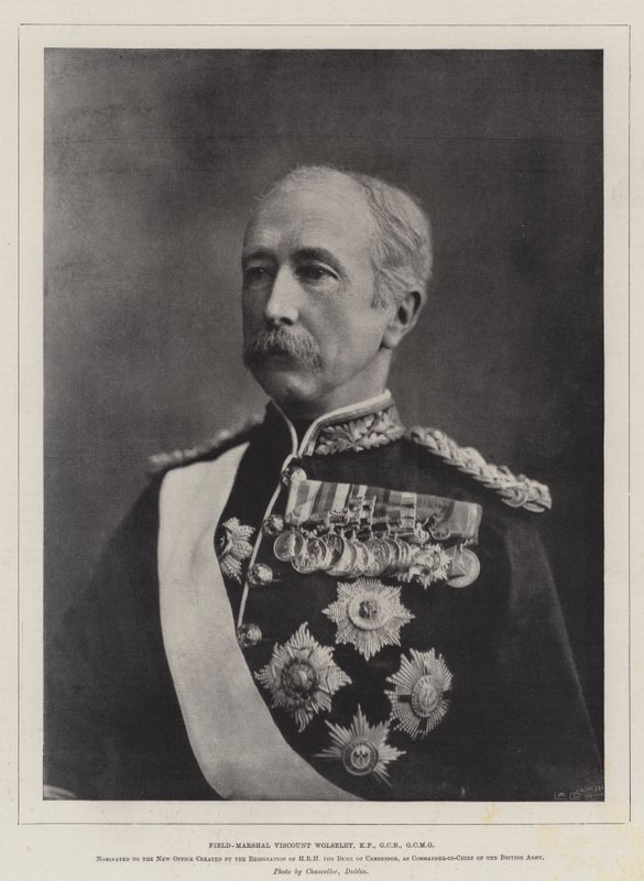Field-Marshal Vicomte Wolseley, KP, GCB, GCMG - English Photographer