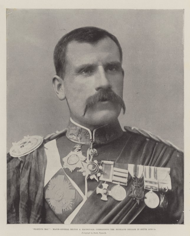 Fighting Mac, major-général Hector A Macdonald, commandant la brigade des Highlands en Afrique du Sud - English Photographer