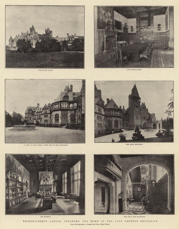 Château de Friedrichshof, Cronberg, la maison de feu l