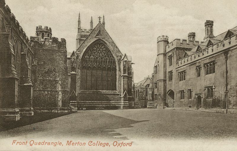 Front Quad, Merton College, Oxford, Oxfordshire - English Photographer