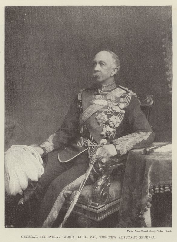 Général Sir Evelyn Wood, GCB, VC, le nouvel adjudant-général - English Photographer