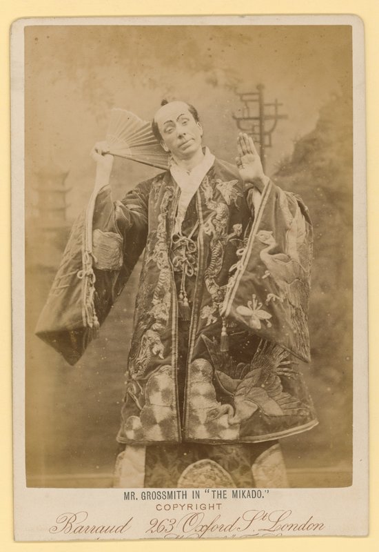 George Grossmith en Ko-Ko dans Le Mikado - English Photographer