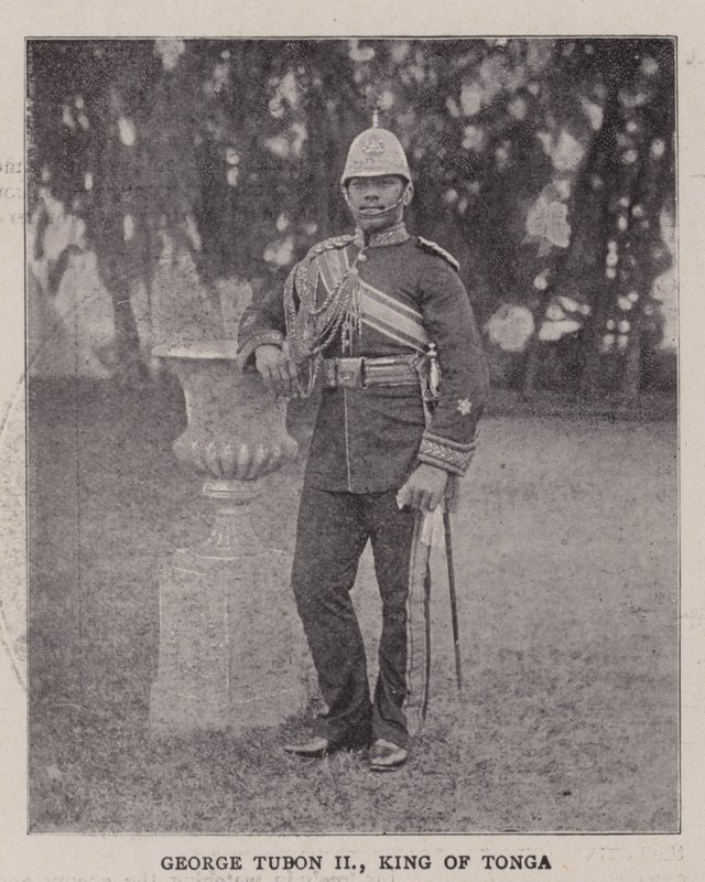 George Tubon II, roi des Tonga - English Photographer