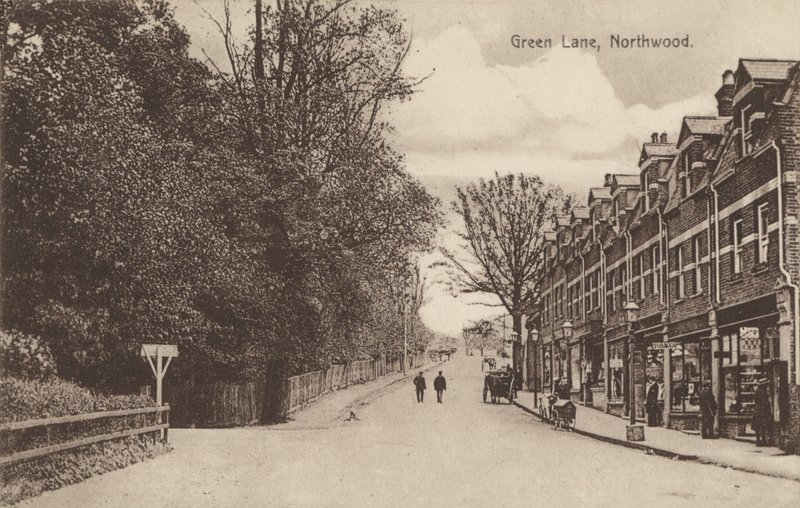 Green Lane, Northwood, près de Londres - English Photographer