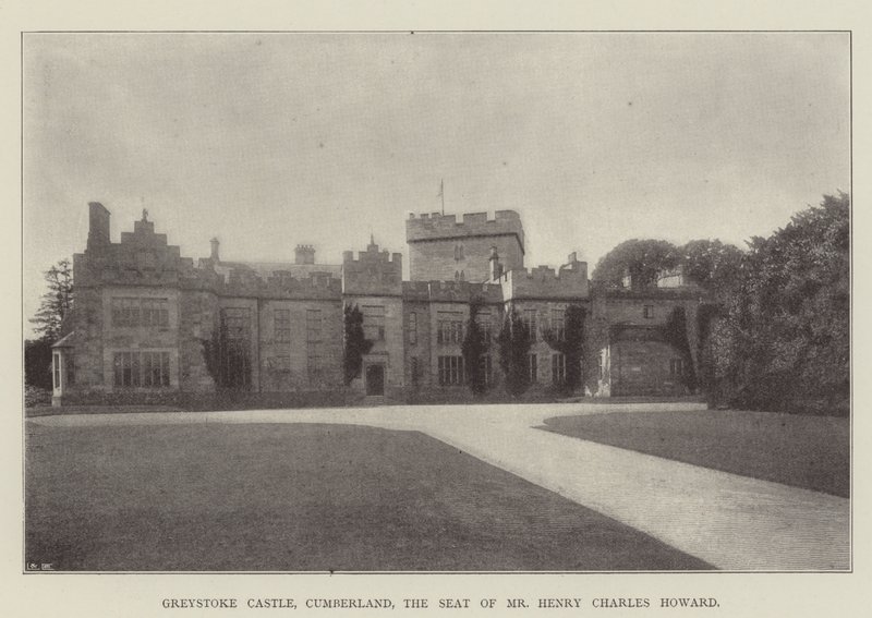Château de Greystoke, Cumberland, résidence de M. Henry Charles Howard - English Photographer