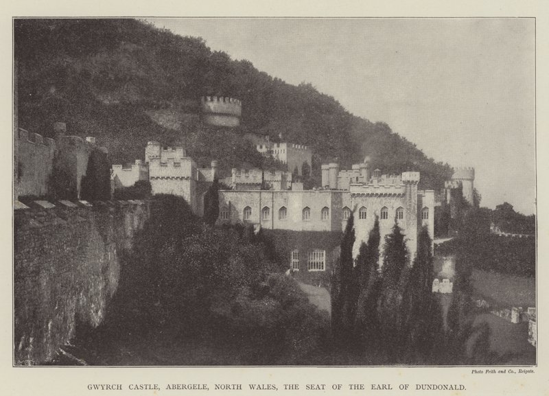 Château de Gwyrch, Abergele, nord du Pays de Galles, résidence du comte de Dundonald - English Photographer