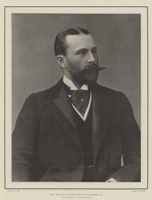 SAR feu le prince Henry Maurice de Battenberg, KG - English Photographer