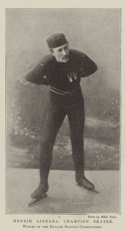 Henrik Lindahl, champion de patinage, vainqueur du championnat anglais de patinage - English Photographer