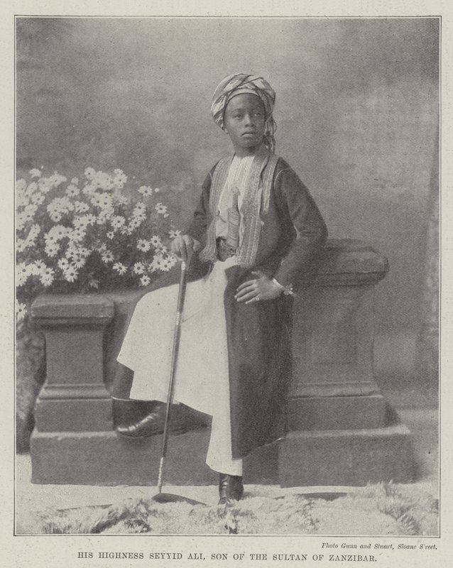 Son Altesse Seyyid Ali, fils du sultan de Zanzibar - English Photographer