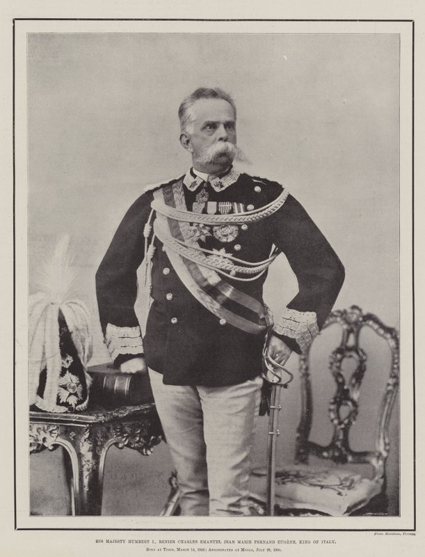 Sa Majesté Humbert I, Renier Charles Emanuel Jean Marie Fernand Eugène, roi d