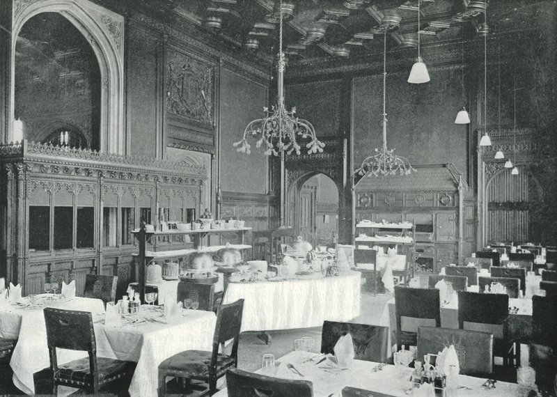 Houses of Parliament, salle à manger de la Chambre des communes - English Photographer