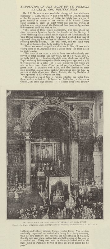 Vue intérieure de la cathédrale Bom Jesus à Goa, Inde - English Photographer