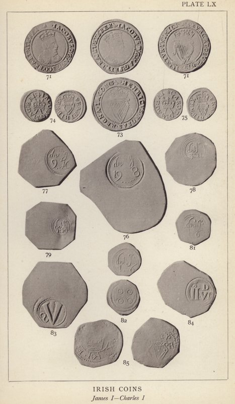 Pièces irlandaises, Jacques I, Charles I - English Photographer