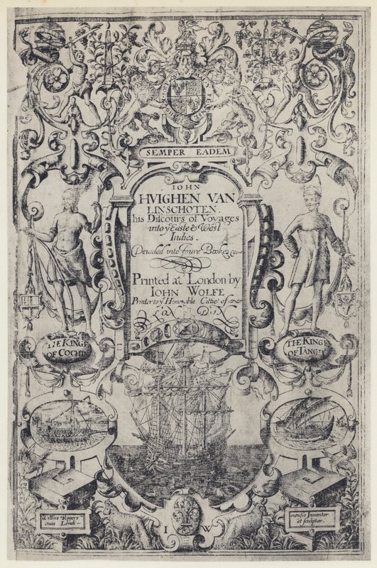 J Linschoten, Discours des voyages, J Wolfe 1598 - English Photographer