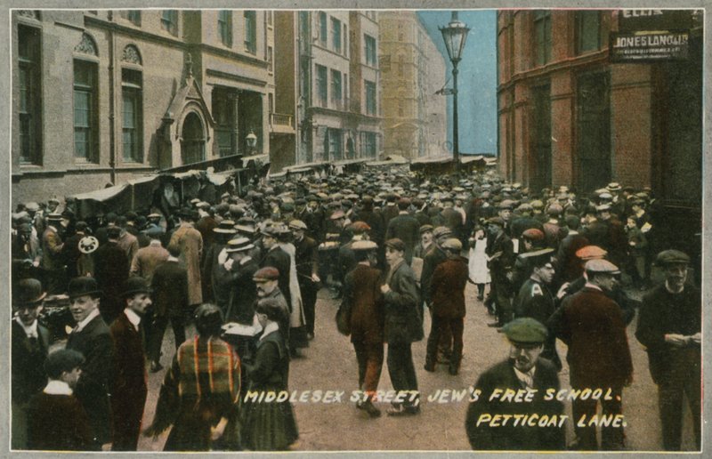 École Juive Gratuite, Middlesex Street, Petticoat Lane, Londres - English Photographer