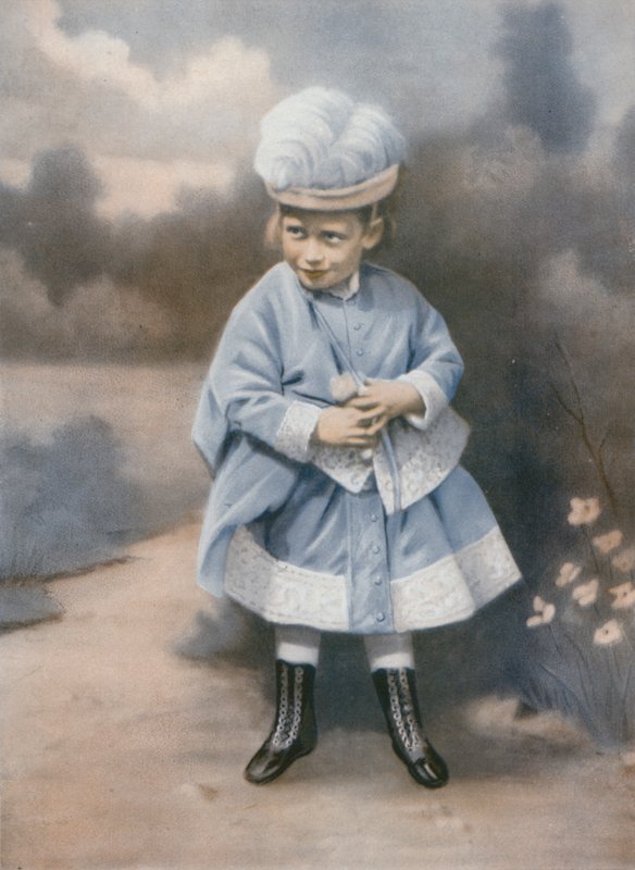 Le roi George V enfant, Sandringham, Norfolk, 1868 - English Photographer