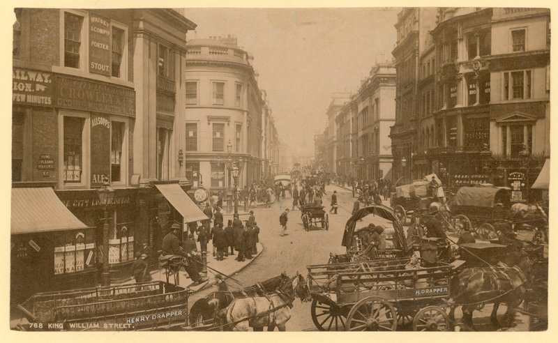 King William Street, Londres, photographie - English Photographer