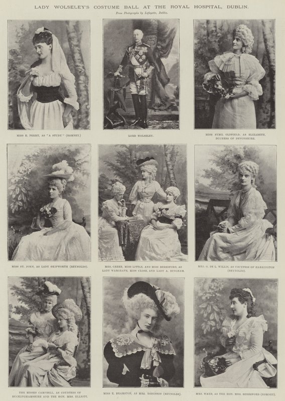 Bal costumé de Lady Wolseley à l