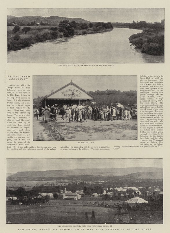 Ladysmith, où Sir George White est encerclé par les Boers - English Photographer