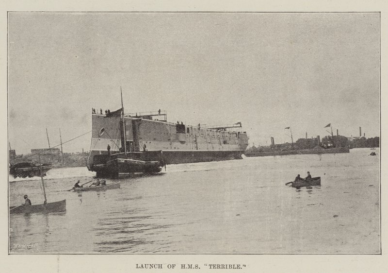 Lancement du HMS Terrible - English Photographer
