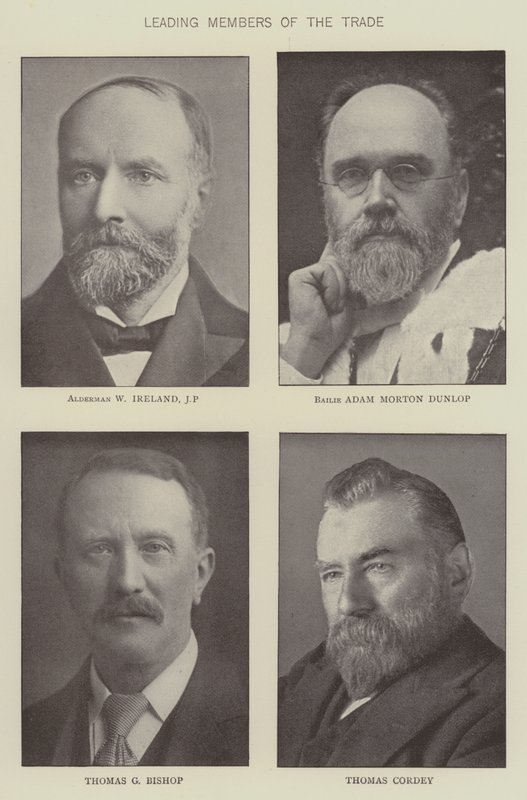 Membres éminents du commerce des épiciers (photo n/b) - English Photographer