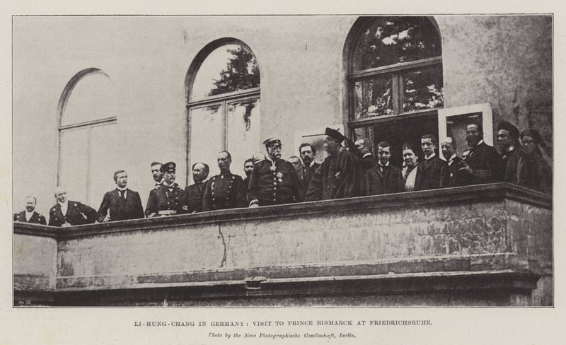 Li-Hung-Chang en Allemagne, visite au Prince Bismarck à Friedrichsruhe - English Photographer
