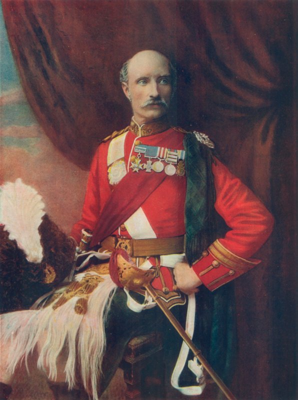 Lieutenant-Général Sir George White, en uniforme de colonel des Gordon Highlanders - English Photographer