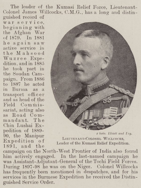 Lieutenant-colonel Willcocks, chef de l