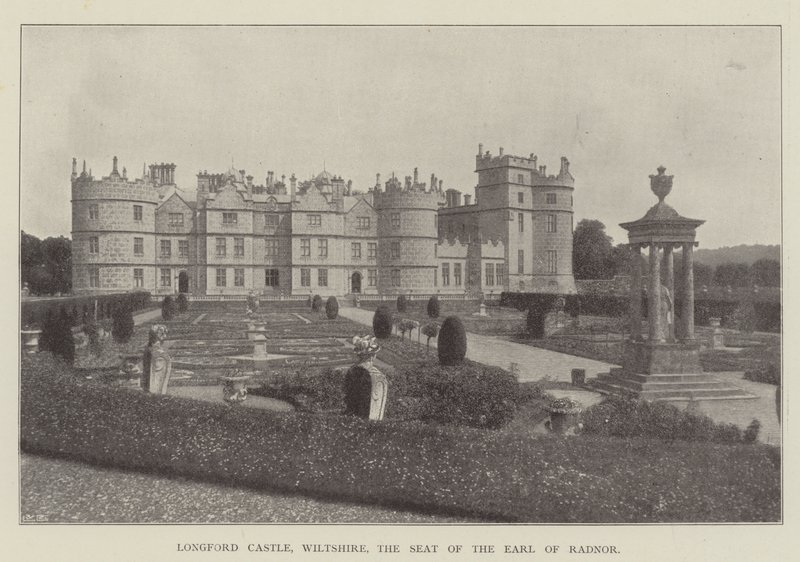 Château de Longford, Wiltshire, résidence du comte de Radnor - English Photographer