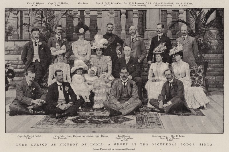 Lord Curzon en tant que vice-roi de l