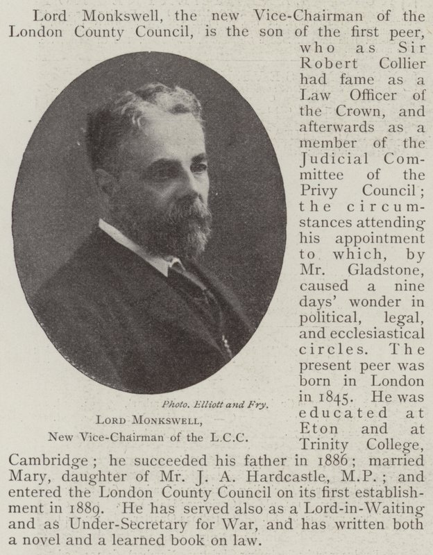 Lord Monkswell, nouveau vice-président du LCC - English Photographer