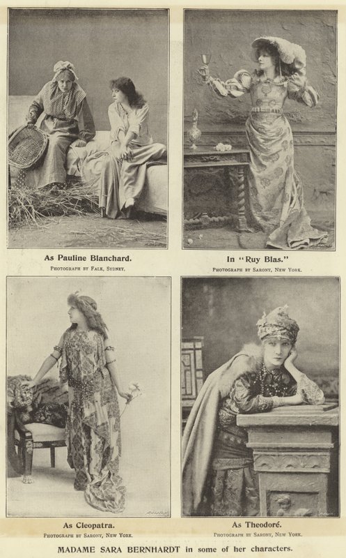 Madame Sara Bernhardt dans certains de ses rôles - English Photographer