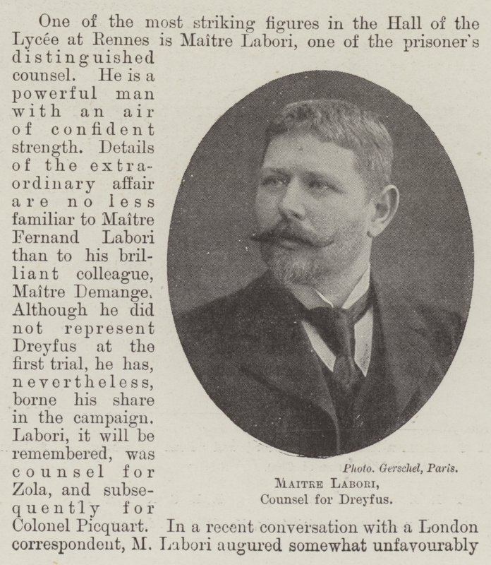 Maître Labori, avocat de Dreyfus - English Photographer