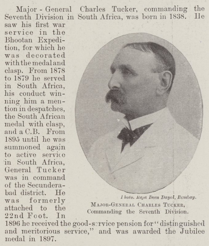 Major-général Charles Tucker, commandant la septième division - English Photographer