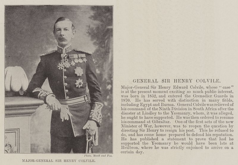 Major-Général Sir Henry Colvile - English Photographer